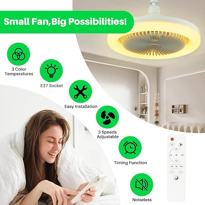 OneStop™ Ceiling Fan With Light