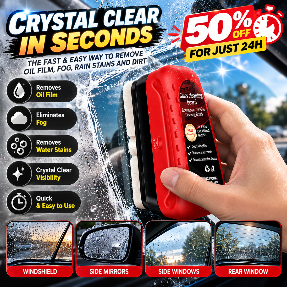OneStop™ Anti Water Glass Cleaner