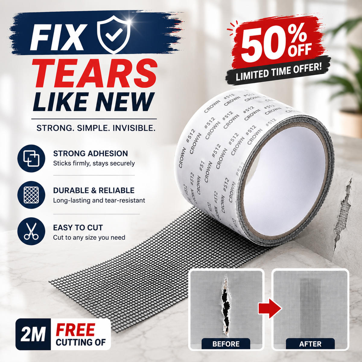 OneStop™ Screen Repair Tape