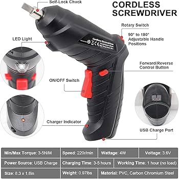 OneStop™ 47 Pcs Electric Screwdriver Drill
