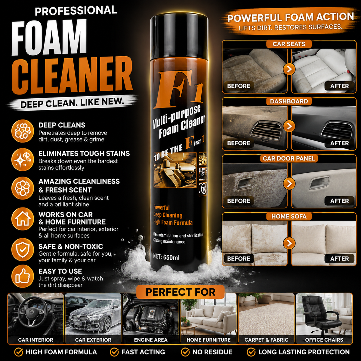 OneStop™ Professional Foam Spray