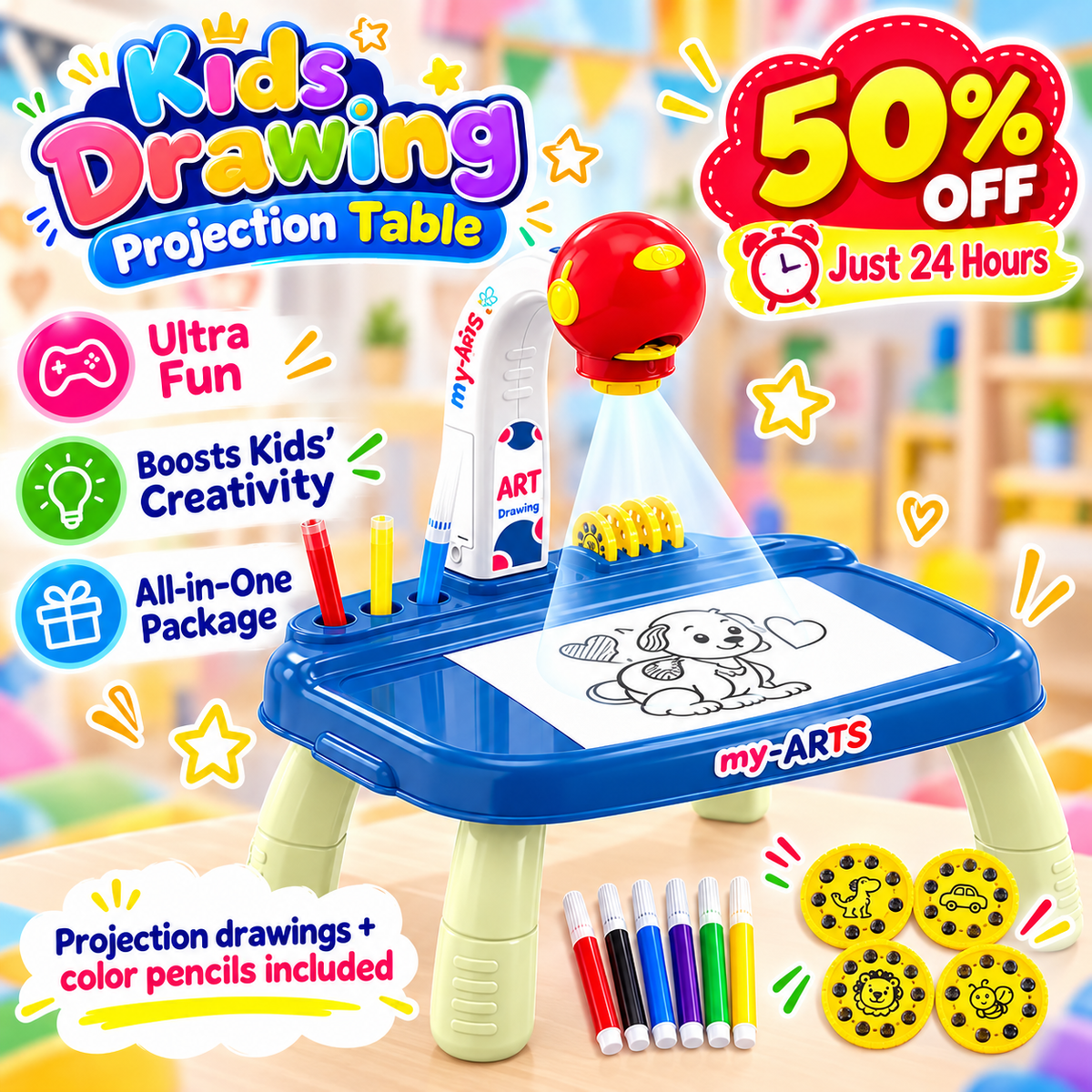 OneStop™ Projection Painting Table