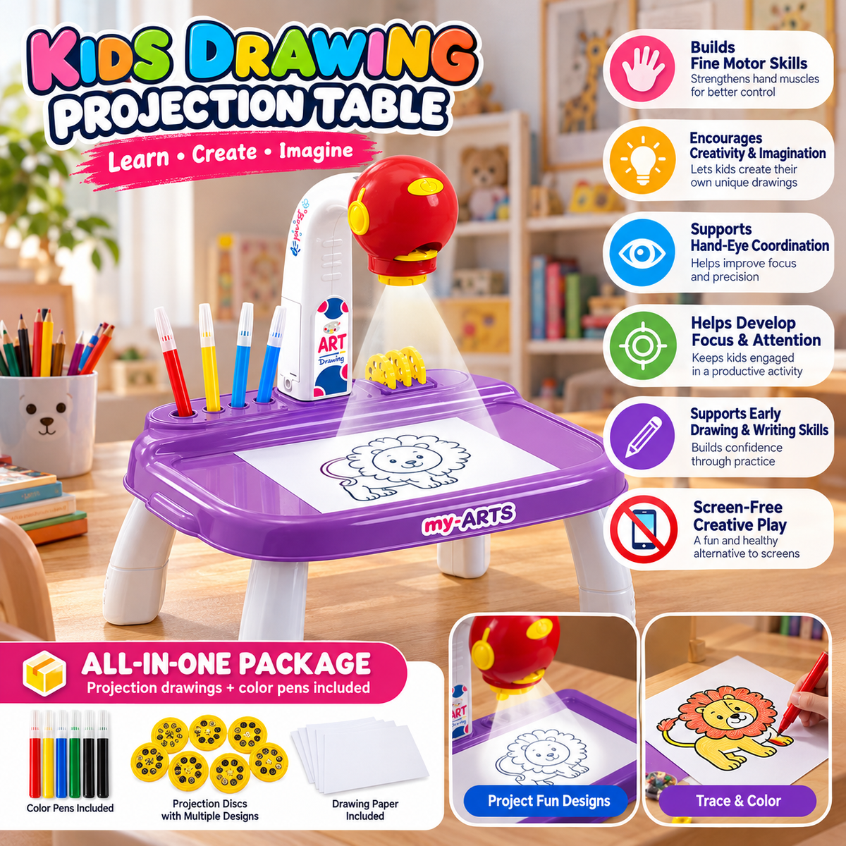 OneStop™ Projection Painting Table