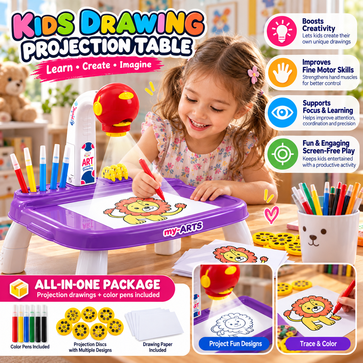 OneStop™ Projection Painting Table