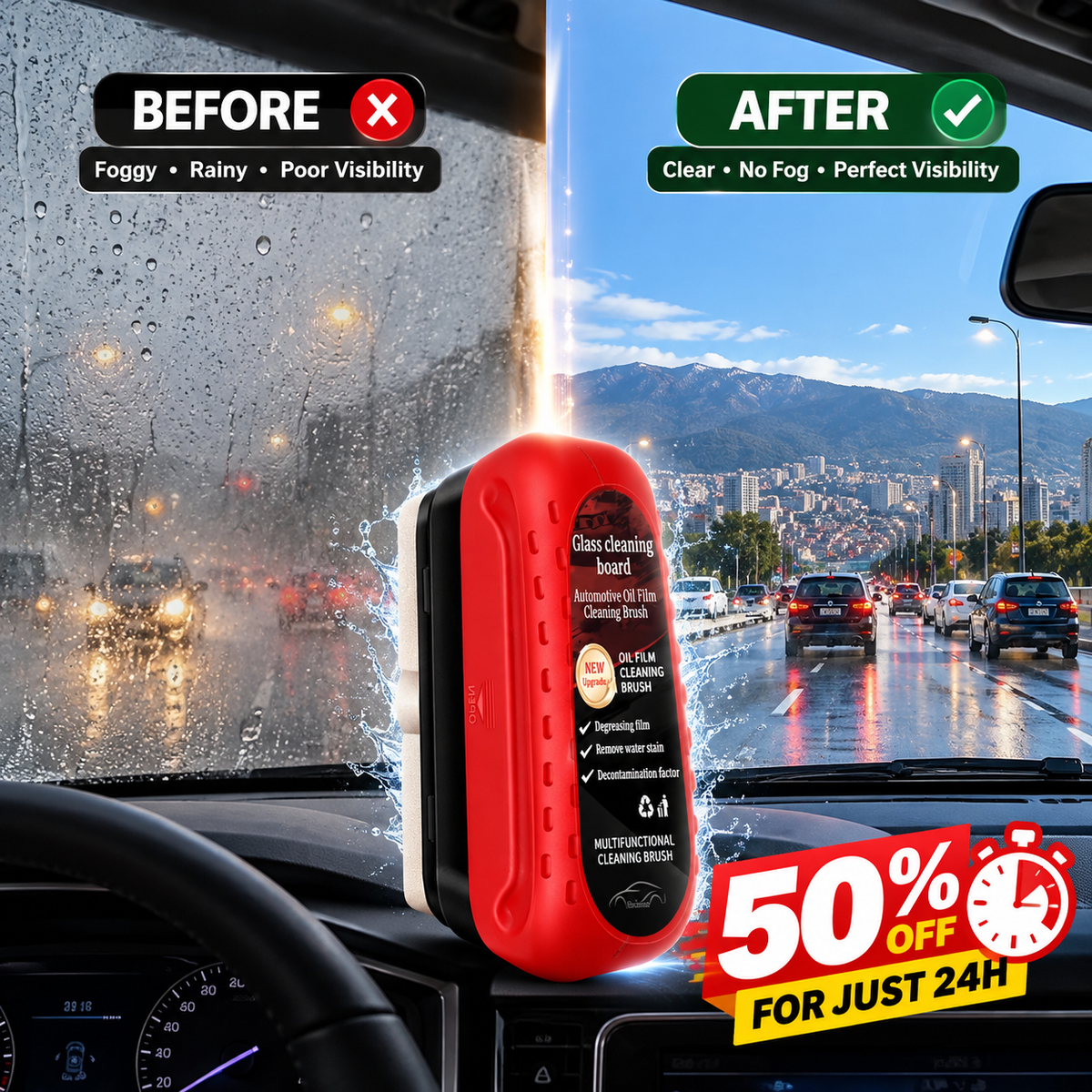 OneStop™ Anti Water Glass Cleaner