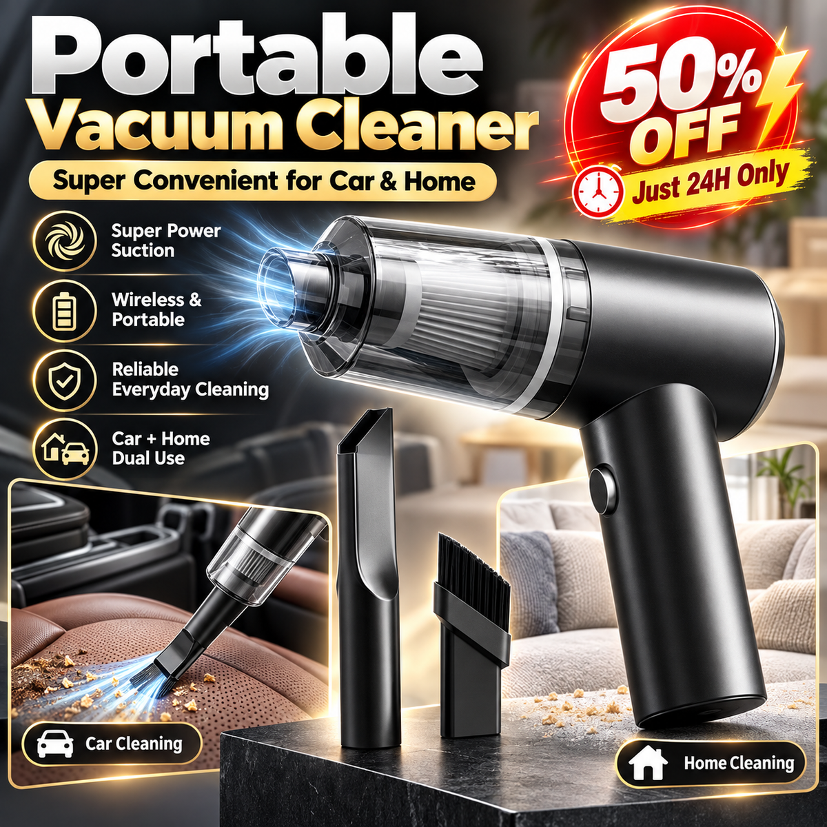 OneStop™ Portable Vacuum